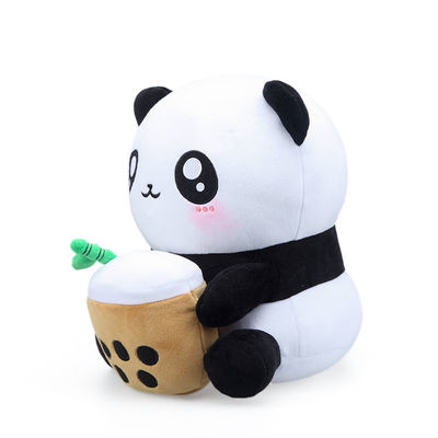 El algodón de los PP relleno ordeña la taza de té Panda Plush Toy