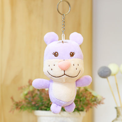 ODM de Tiger Plush Toy del zodiaco de la historieta del relleno el 12cm del algodón de los PP