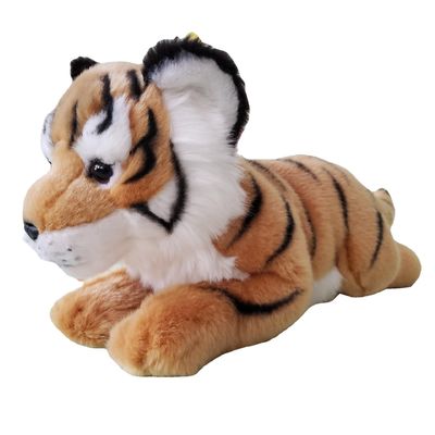 Relleno del algodón de Tiger Stuffed Doll With Polypropylene de la simulación de EN71 los 25cm