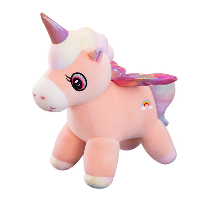 el algodón del polipropileno de los 35cm rellenó a Unicorn Plush Toy For Kids