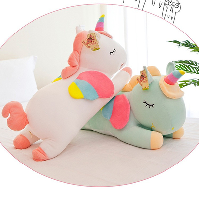 el algodón del polipropileno de los 35cm rellenó a Unicorn Plush Toy For Kids