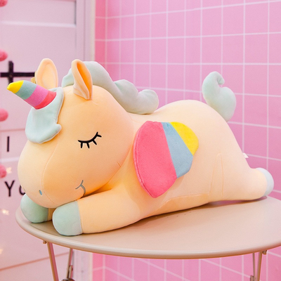 el algodón del polipropileno de los 35cm rellenó a Unicorn Plush Toy For Kids