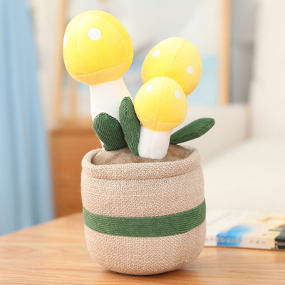 La flor en conserva de la simulación corta de la felpa rellenó los juguetes ISO9001 para la decoración casera