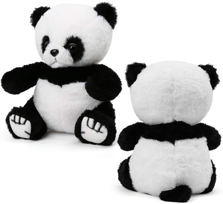 Piel de encargo amistosa ningún descoloramiento Panda Plush Toy que se sienta