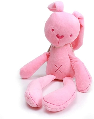 Material de algodón del polipropileno de los oídos del estándar los 42cm Bunny Stuffed Toy With Long de ASTM