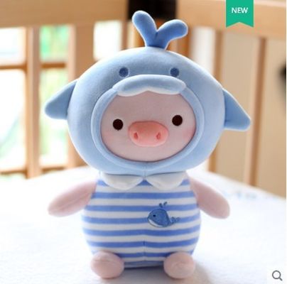 Juguetes de la felpa del cerdo de la historieta de Kawaii con el relleno del algodón de los PP