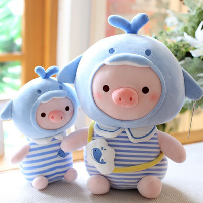 Juguetes de la felpa del cerdo de la historieta de Kawaii con el relleno del algodón de los PP
