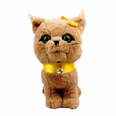 Cat Stuffed Plush Toy linda modificada para requisitos particulares los 25cm para el bebé