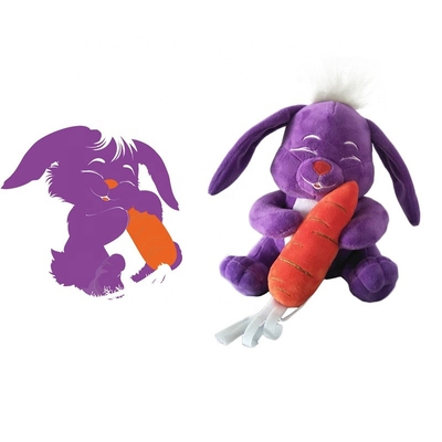 La felpa de Kawaii rellenó la certificación de Bunny Toy With EN71