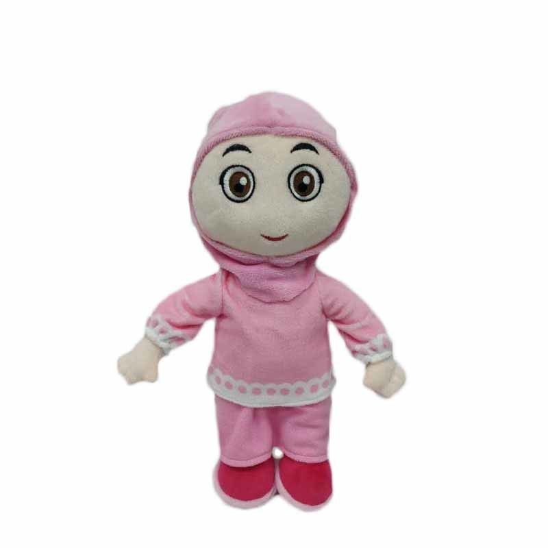 regalo relleno muchacha africana de los juguetes de la felpa de la muñeca de la muchacha de los 30cm para el día de los niños