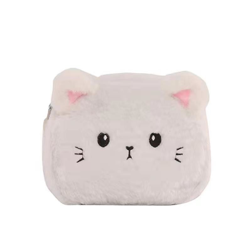 mochila linda de princesa Girl Cross Body Cat Plush Bag Fluffy Baby del 12*20cm pequeña