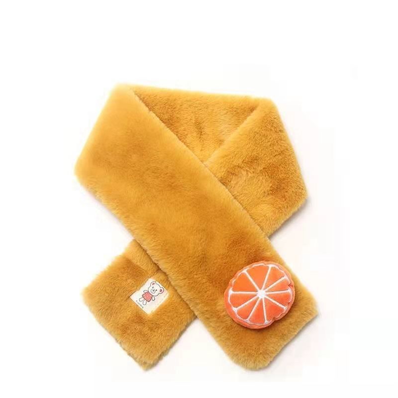 Versión Toy Accessories suave de Autumn Winter Plush Scarf Korean de los niños de Thickende
