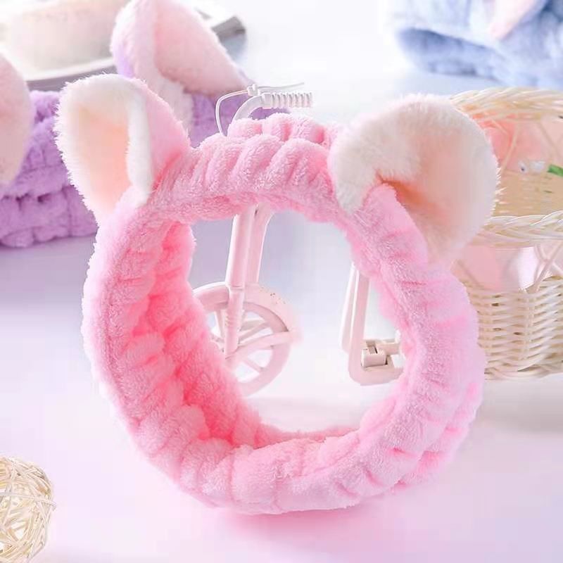 Banda linda Toy Accessories suave del pelo de la felpa de la venda de Cat Ears Simple Makeup Plush