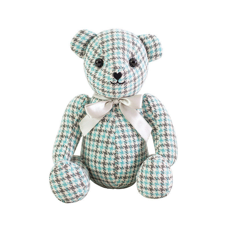 peluche de la comodidad del bebé de la muñeca de Cubs Teddy Bear Plush Toys Cloth de la rejilla de 300g los 23cm