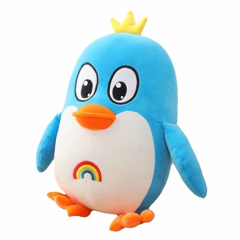 Felpa rosada Toy For Home Decoration del pingüino del lavable a mano los 20cm del OEM
