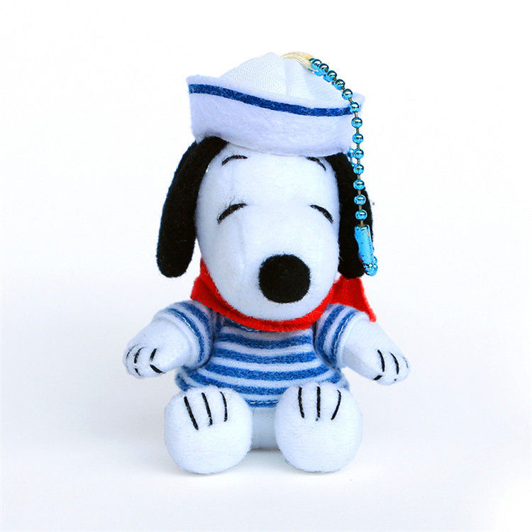 Al por mayor el presente de 15 del cm Little Boy pendientes del marinero de Suit Snoopy Plush del bolso precioso del llavero