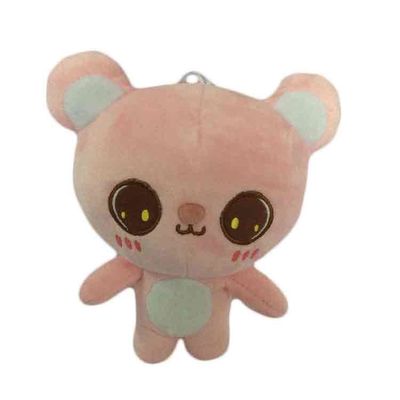 La taza de Cat Soft Toy With Suction del rosa de los niños rellenó el regalo modificado para requisitos particulares los juguetes de la felpa