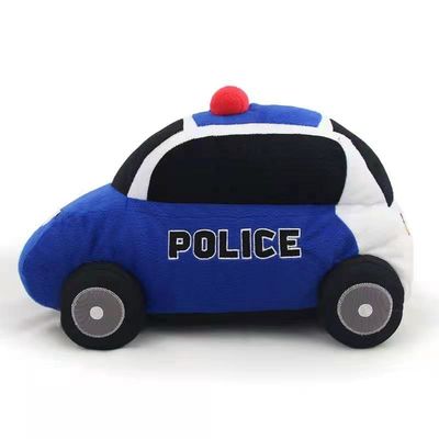 coche policía de la felpa de la simulación de la almohada de la felpa del coche del OEM de los 25cm