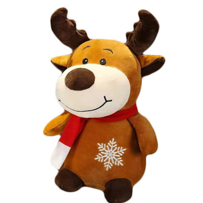 El peluche de los alces de la Navidad presenta la felpa Toy For Tree Decorations de la Navidad