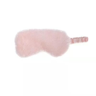 banda elástica Nap Plush Eye Mask Soft Toy Accessories del pelo del conejo del corazón de las muchachas de los 20cm