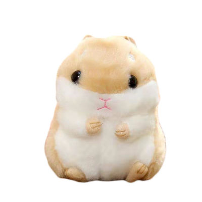 Presente de cumpleaños pendiente de Chubby Hamster Plush Keychain Bag Mini Plush Doll