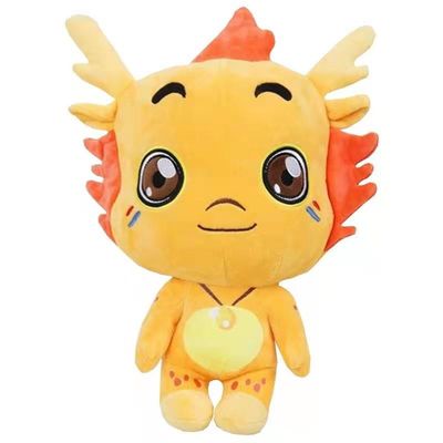 600g los 35cm amarillos pocos juguetes suaves de Dragon Plush Doll Animation Dragon