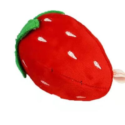 regalo suave pendiente de Toy Keyring For Car Birthday de la felpa de la fresa de la historieta del 10cm