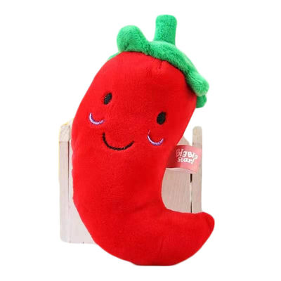 juguetes antis de la felpa de Cat Plush Toys Vocal Dog de las legumbres de fruta de la mordedura del 15cm