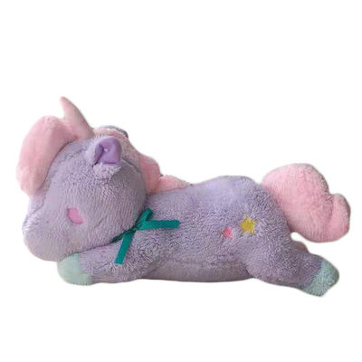 almohada linda el dormir de los peluches del caballo de los 25cm Gemini Unicorn Soft Toy Cotton Girl